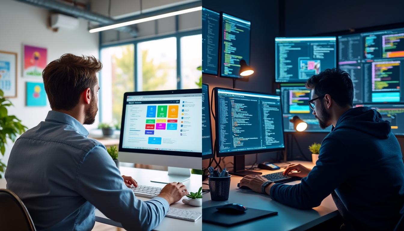 découvrez les différences entre les applications low-code et le développement sur-mesure dans notre article. apprenez à choisir la meilleure solution pour vos besoins spécifiques en matière de création d'applications, en pesant les avantages et les inconvénients de chaque approche.