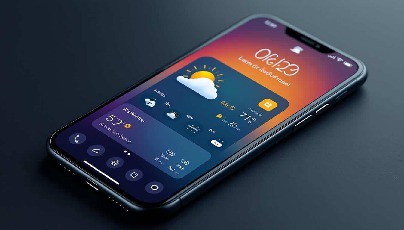 découvrez comment l'affichage direct de la météo sur l'écran d'accueil met en valeur les widgets lanceurs pour un accès rapide et pratique aux informations météorologiques.