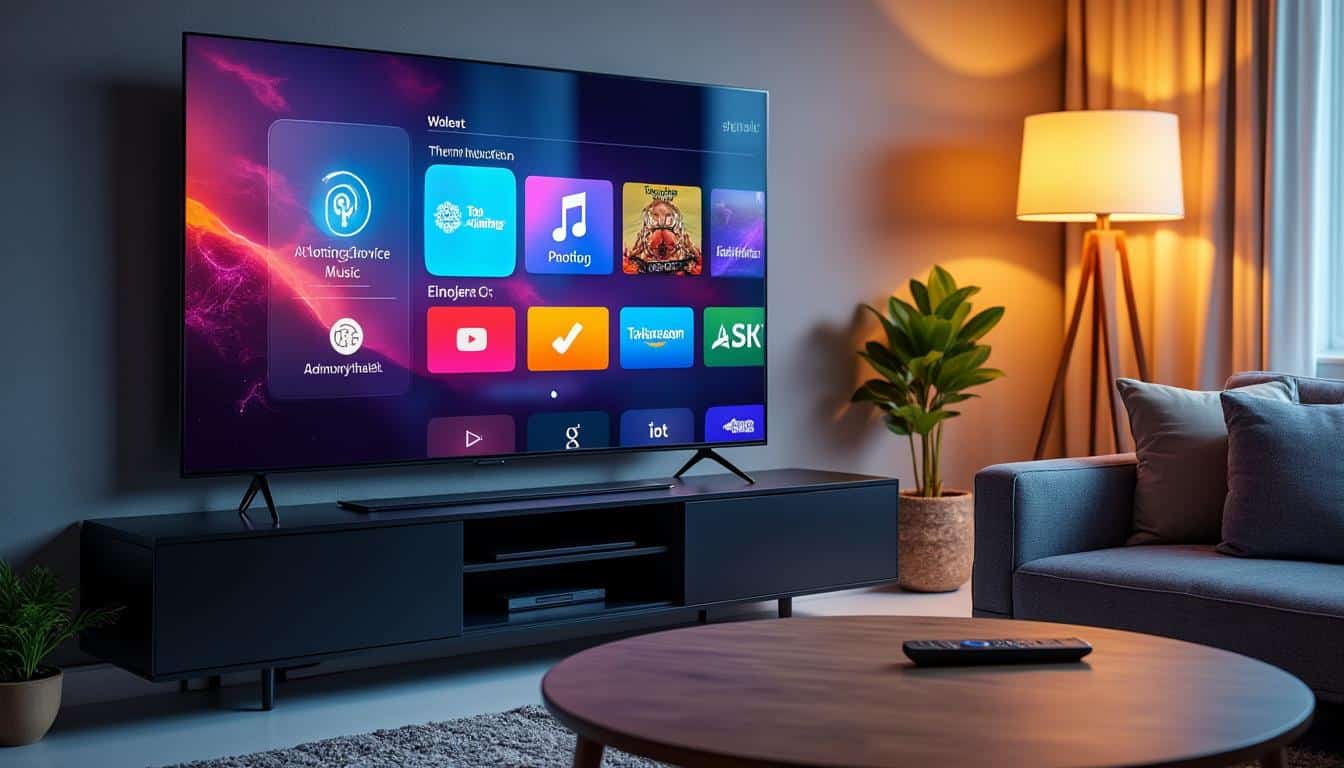 découvrez quelles applications et services sont disponibles sur un téléviseur intelligent pour optimiser votre expérience de divertissement à la maison.